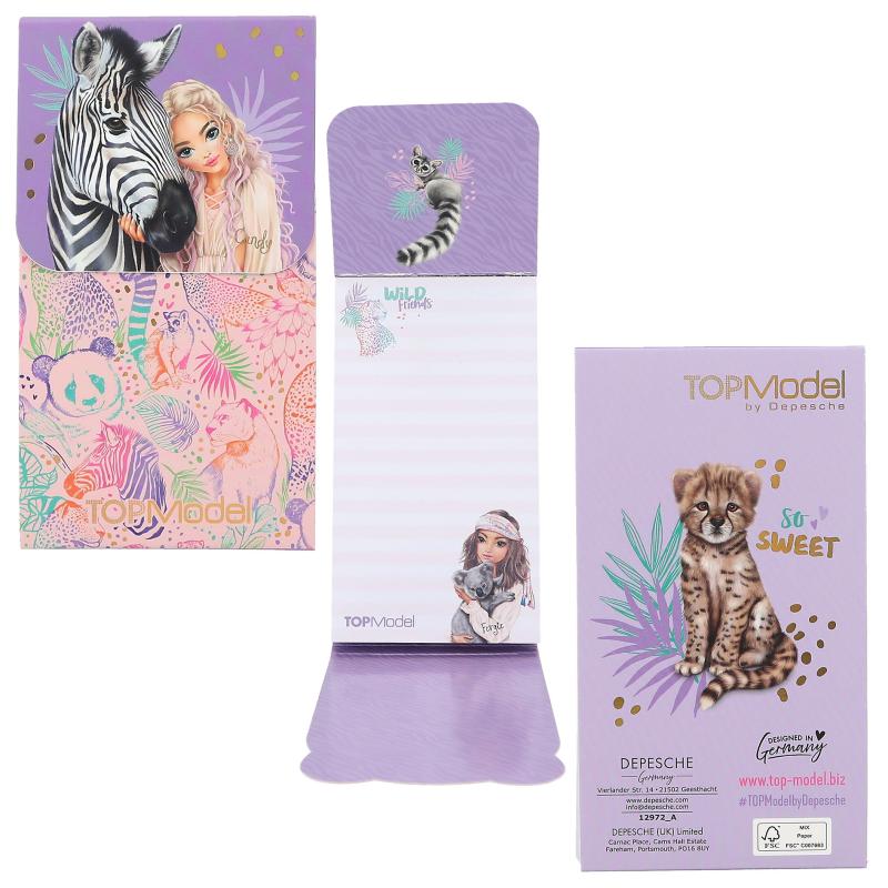 TOPModel Note Pad With Magnet Closure