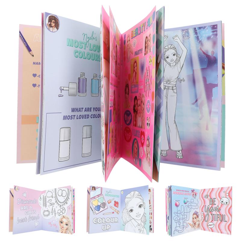 TOPModel Beauty colouring book