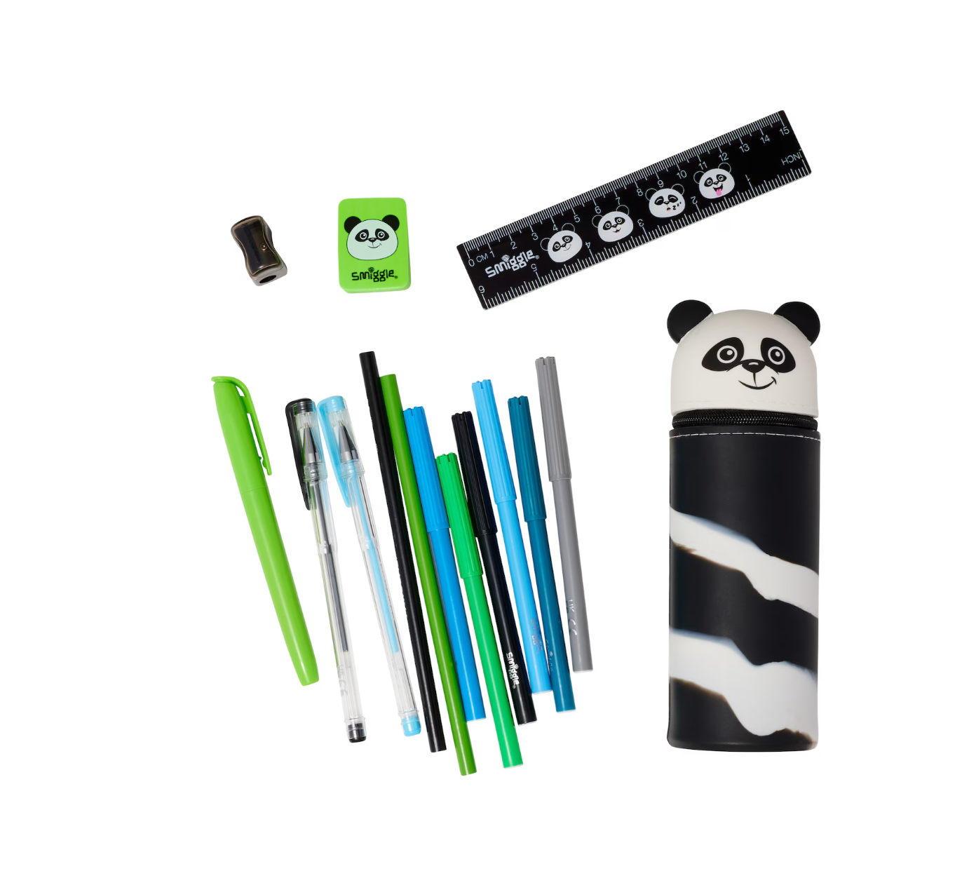 Panda Pencil Case and Stationery Kit