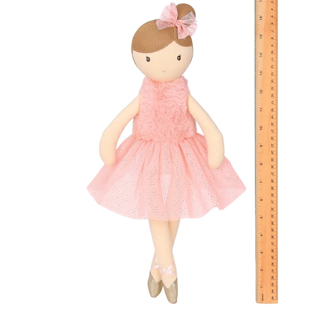 The Bearington Collection 16’5” Ballerina Doll - Brunette
