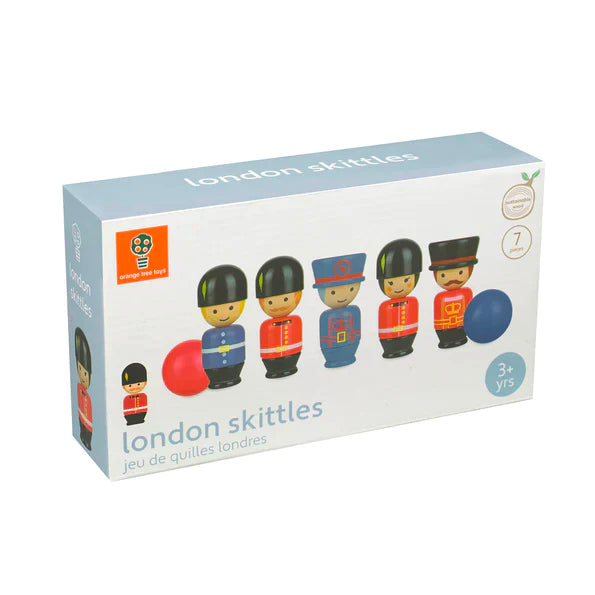 soldier London Skittles orange tree toys