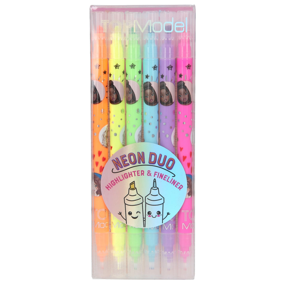 TOP Model Double Highlighter & Fineliner Pens
