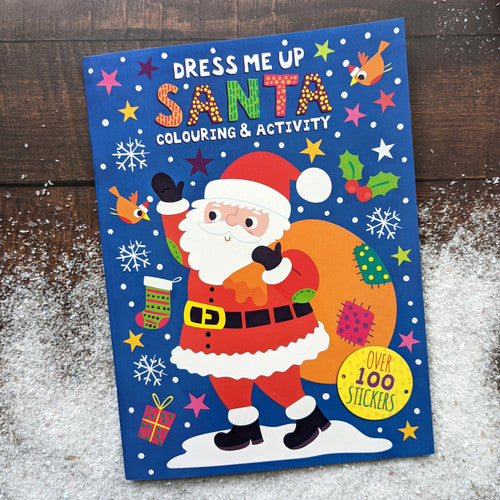 Dress Me Up Colouring and Activity Book - Santa