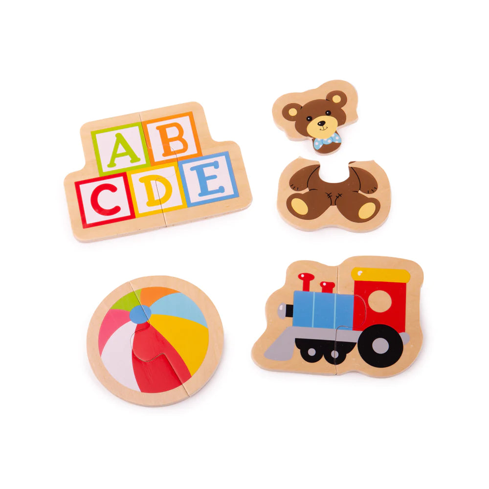 Two Piece Wooden Puzzles