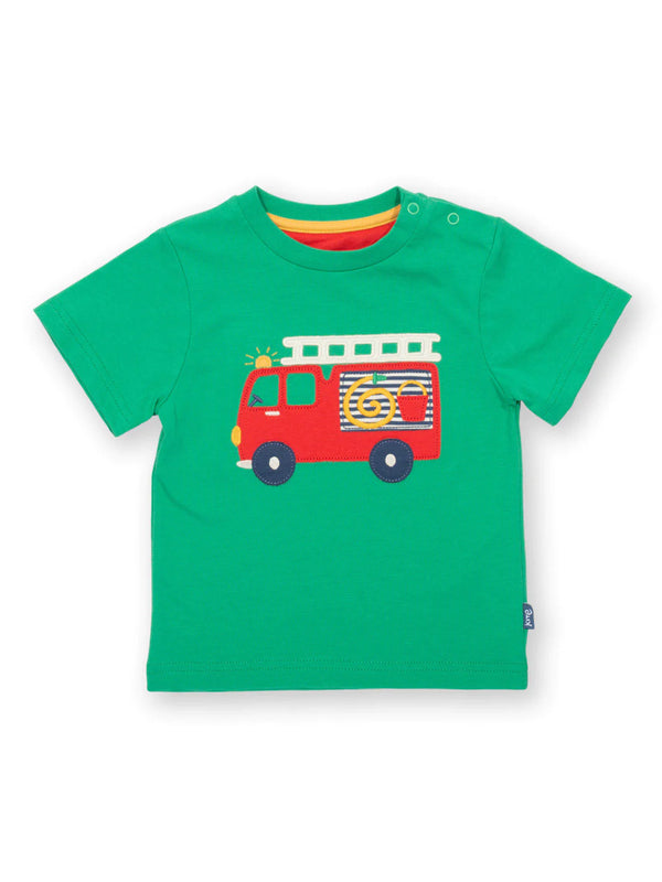 Fire Engine Applique T-Shirt