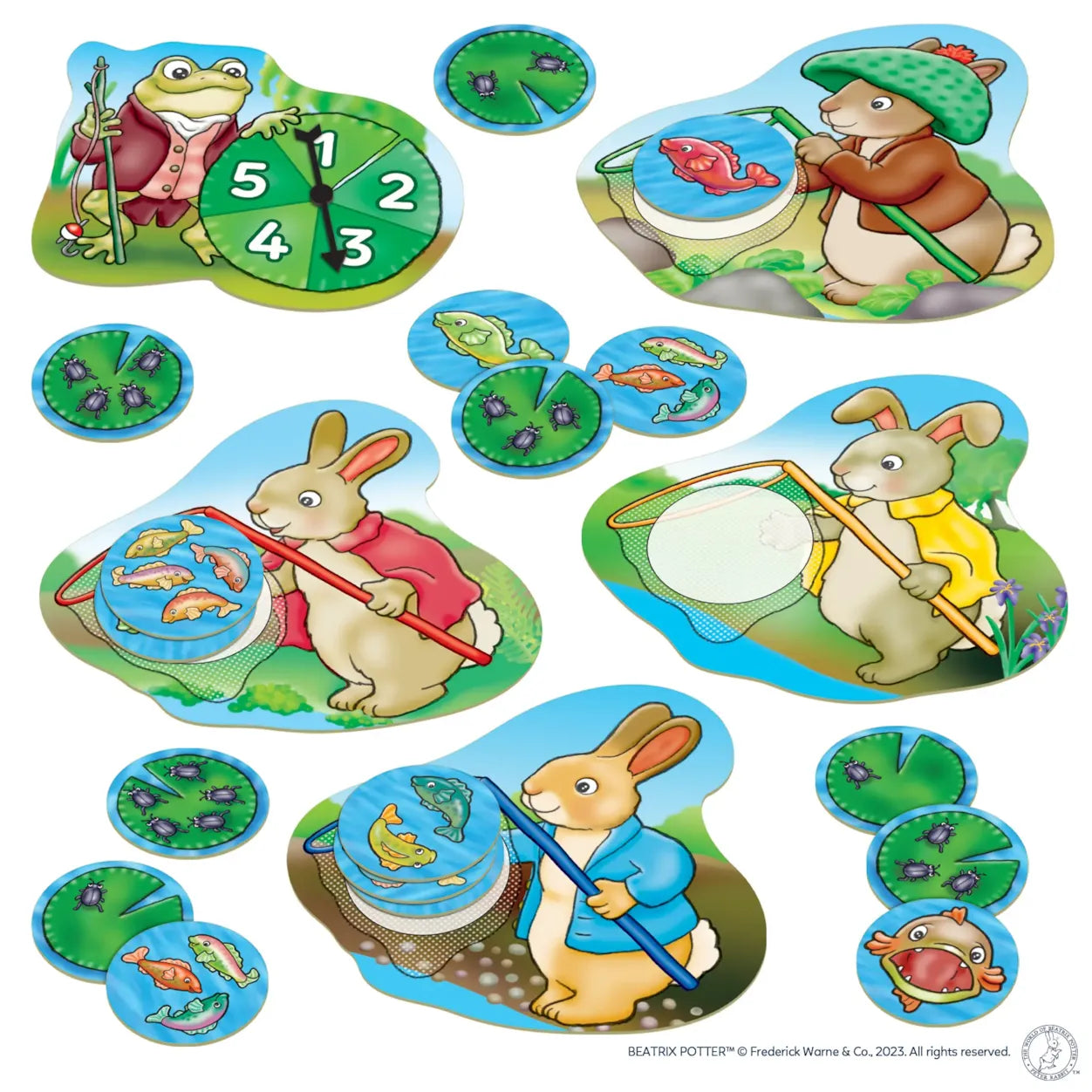 Orchard Toys Peter Rabbit Fish and Count