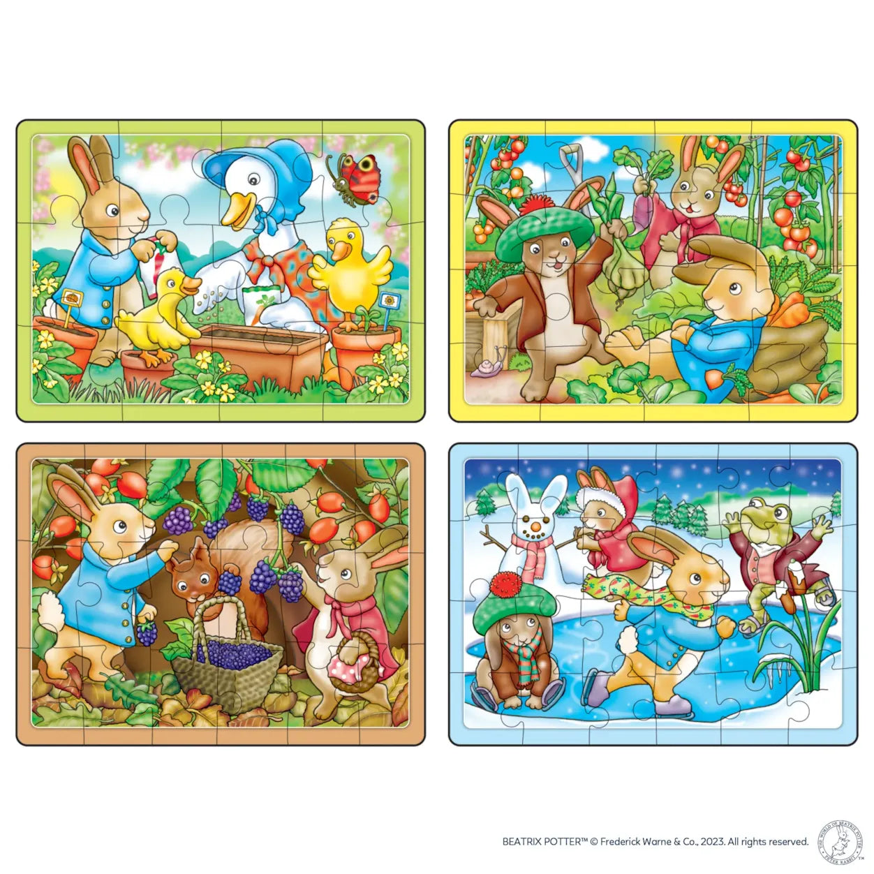 Orchard Toys Peter Rabbit 4-in-a-Box Puzzles