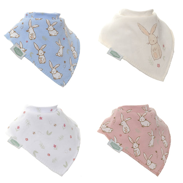 Ziggle 4pk of Bunnies Bibs