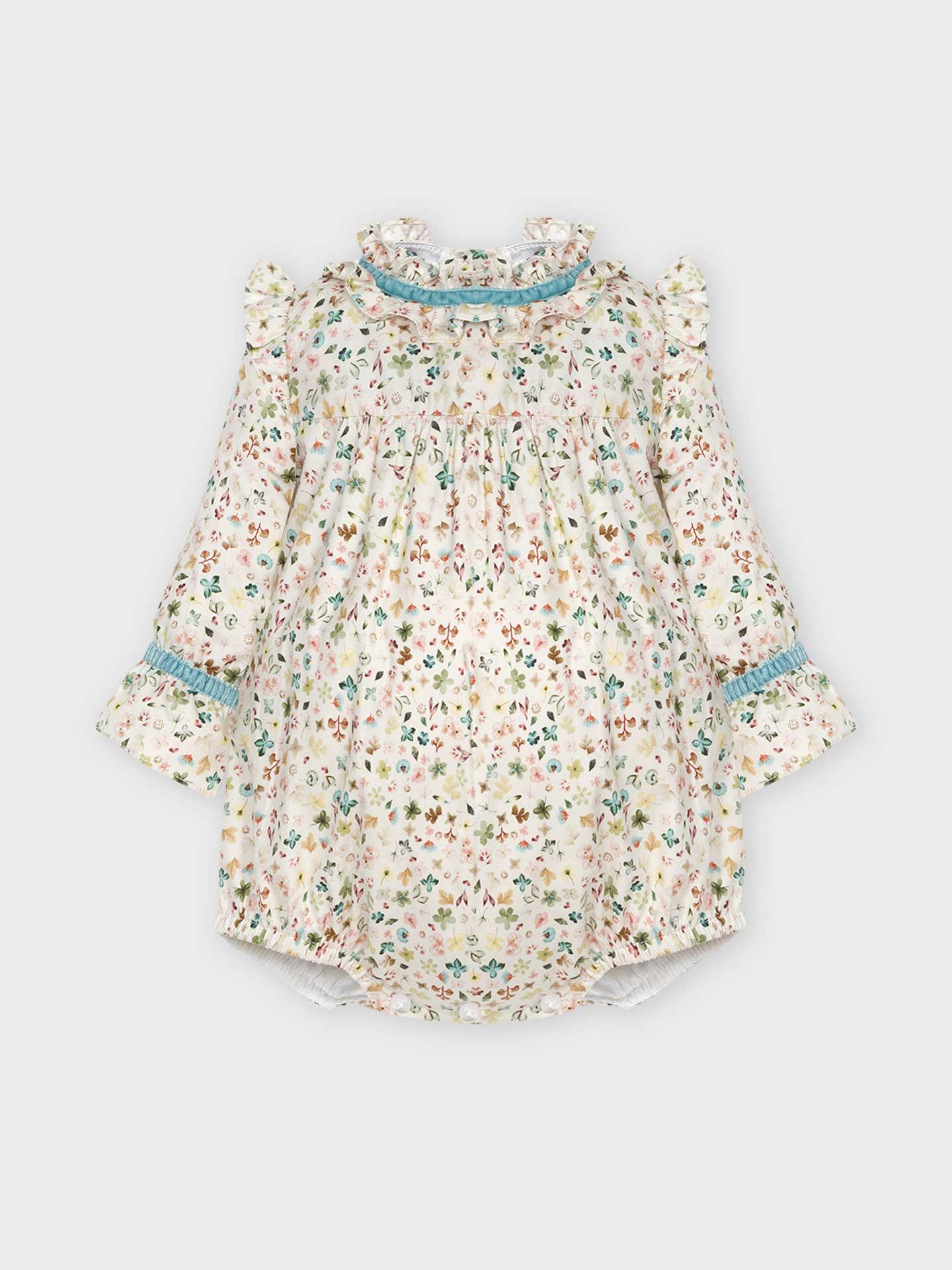 Floral Ruffled Romper