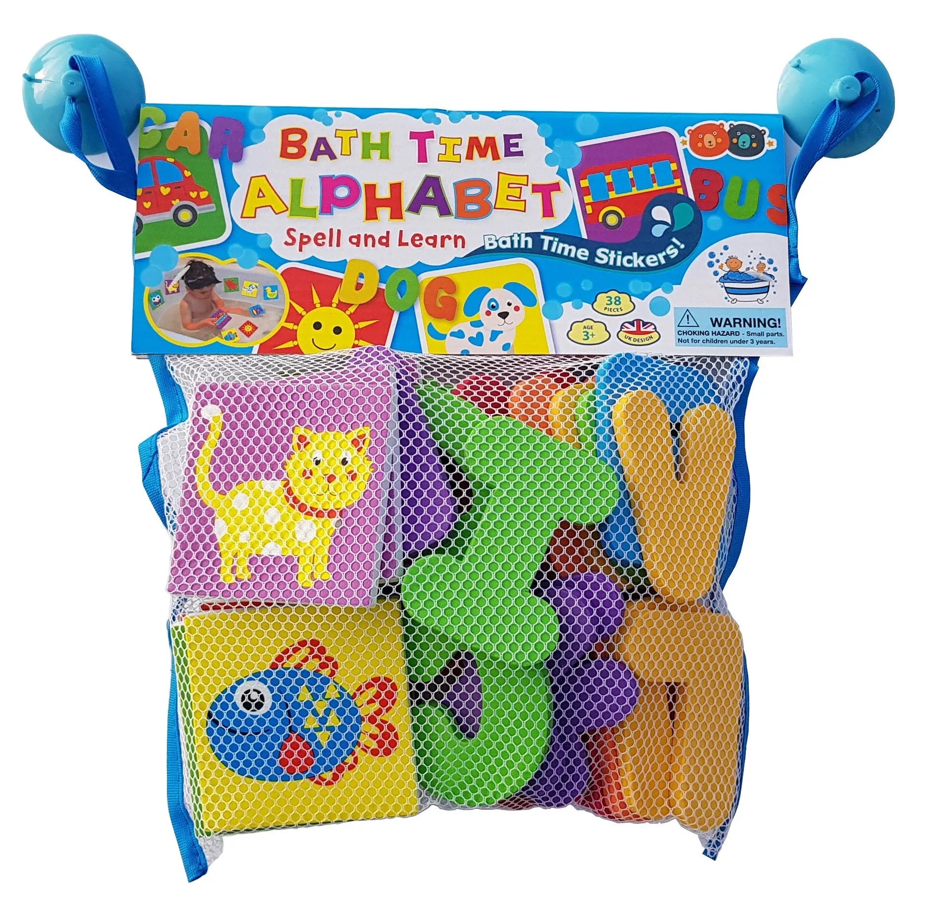 Alphabet Spell & Learn Bath Stickers