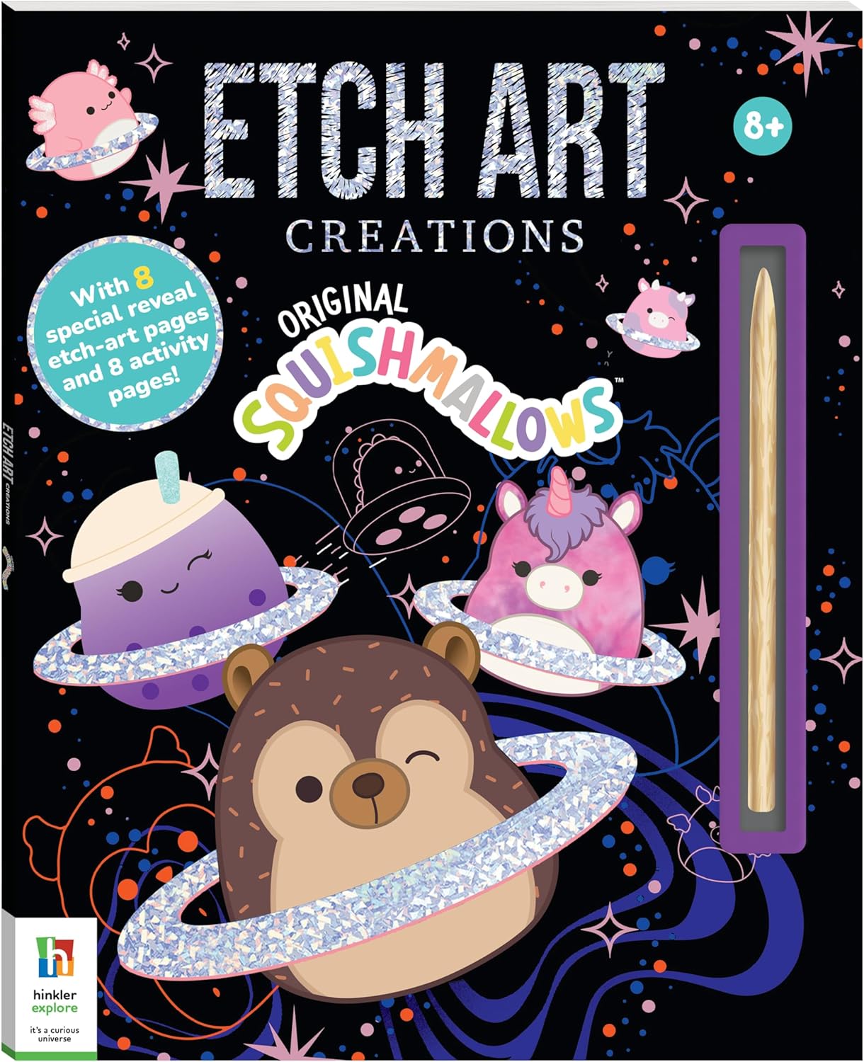 Squishmallows Scratch Art Creations Book