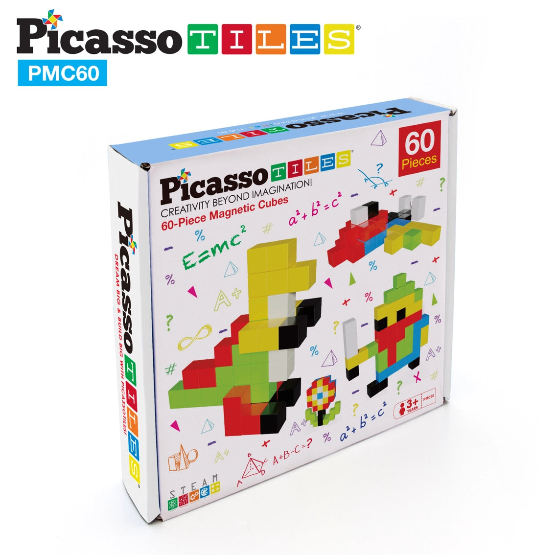 Picasso 60 Piece Magnetic Puzzle Cubes