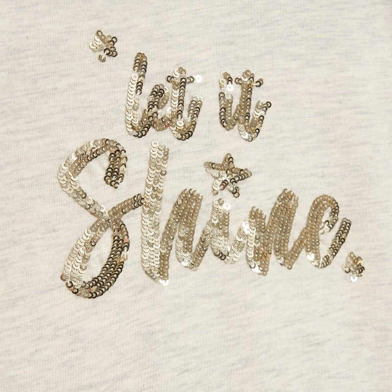 Gold Sparkly 'Let it Shine' Party Dress