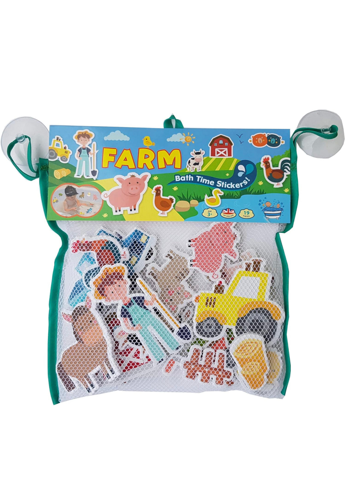 Farm Foam Stickers Bath Toy