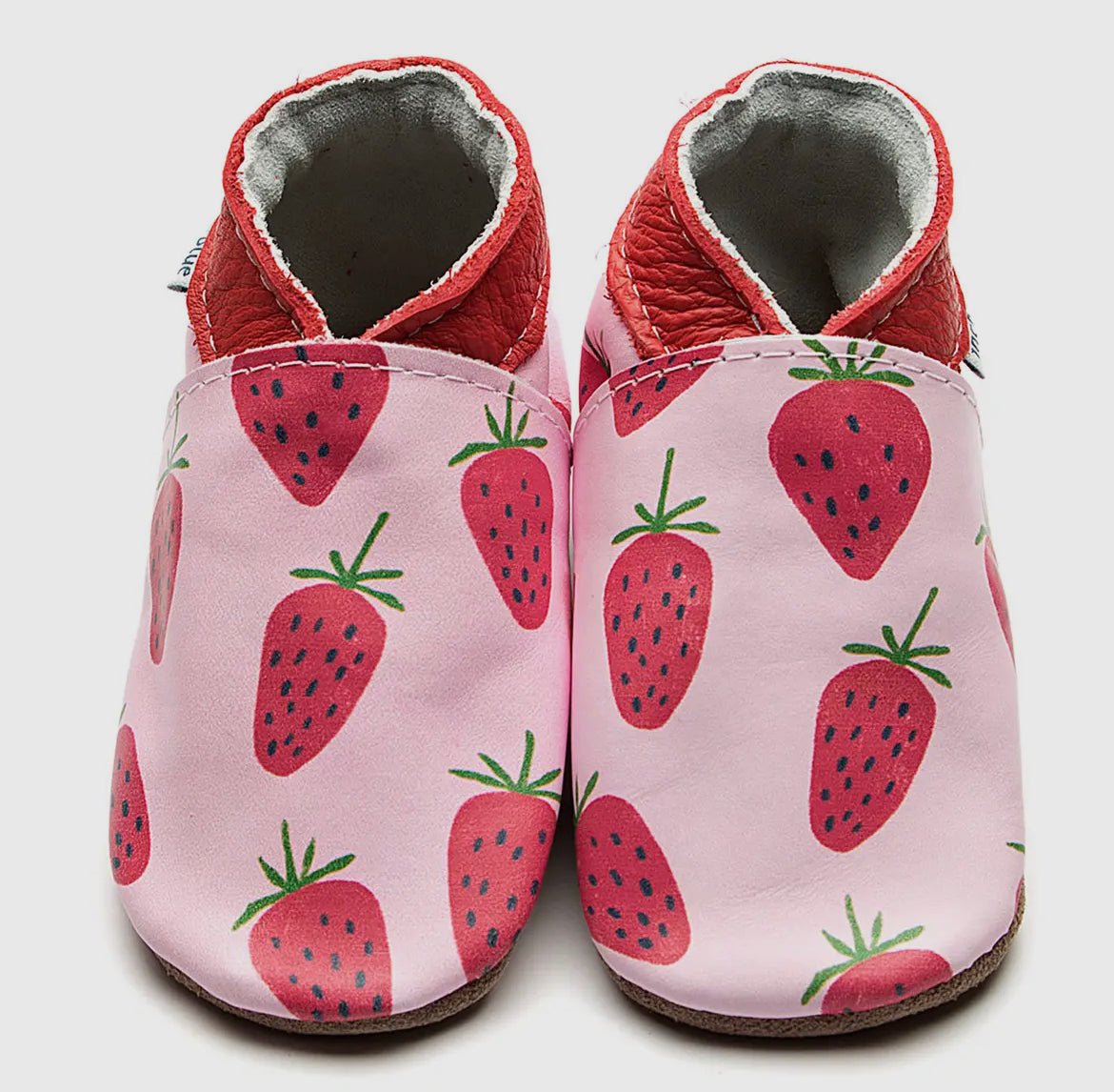 Inch Blue Strawberries Soft Shoes