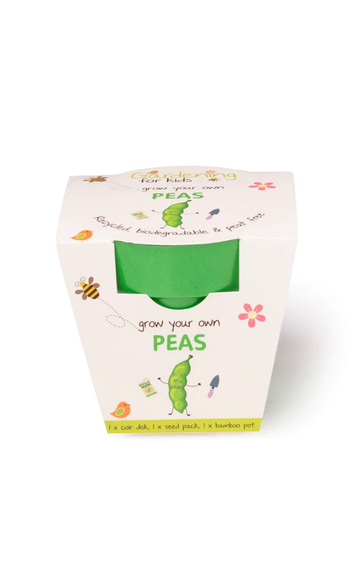 Peas Growing Kit with Pot