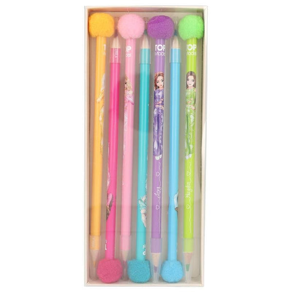 TOP Model PomPom Coloured Pencils