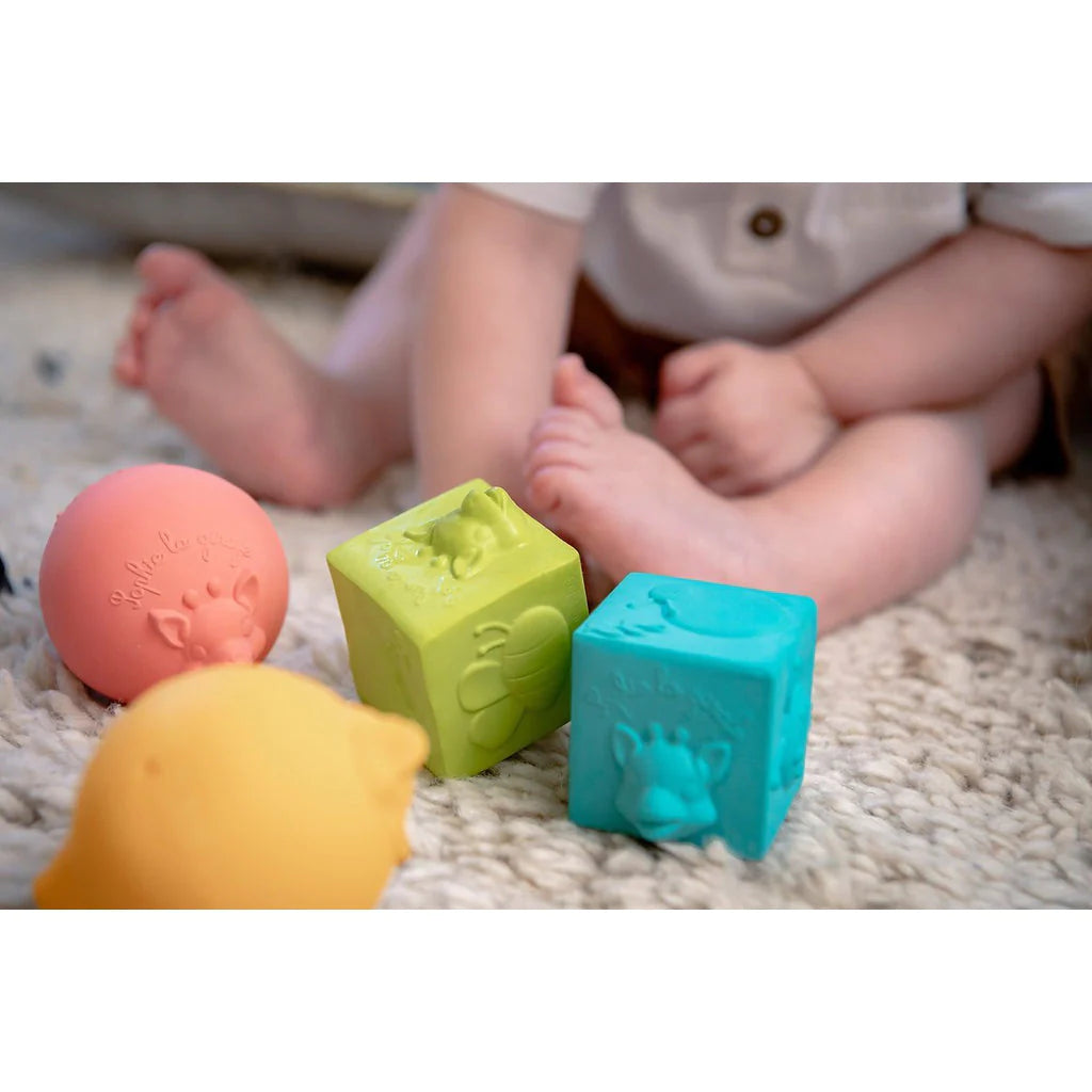 Sophie la Girafe Natural Rubber Cubes & Balls