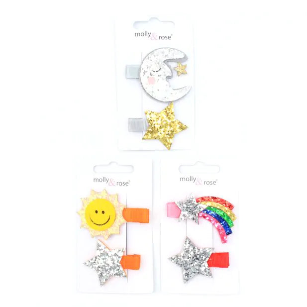 Weather Design Hair Clips