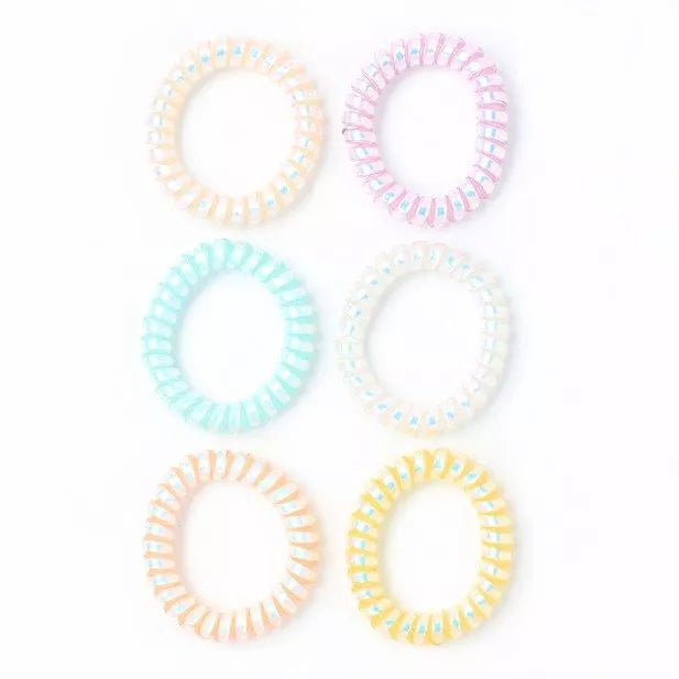 Telephone Cord Hair Bobbles