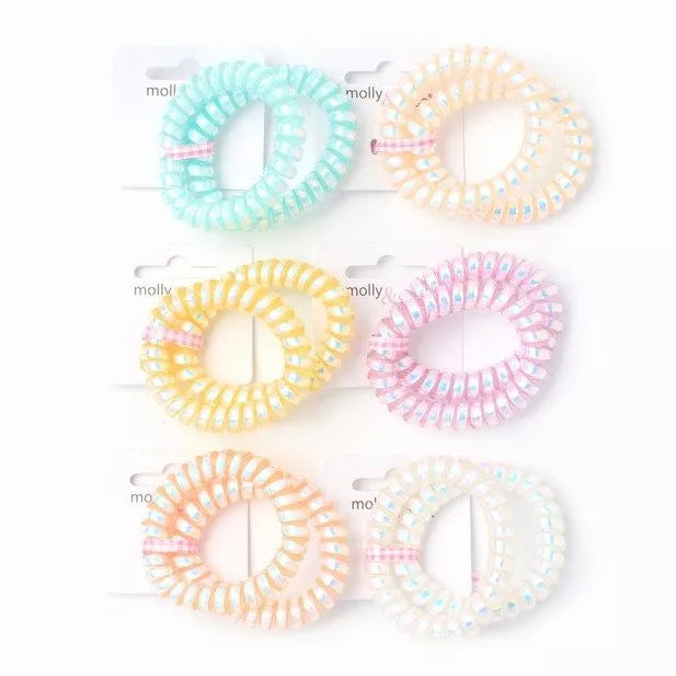 Telephone Cord Hair Bobbles