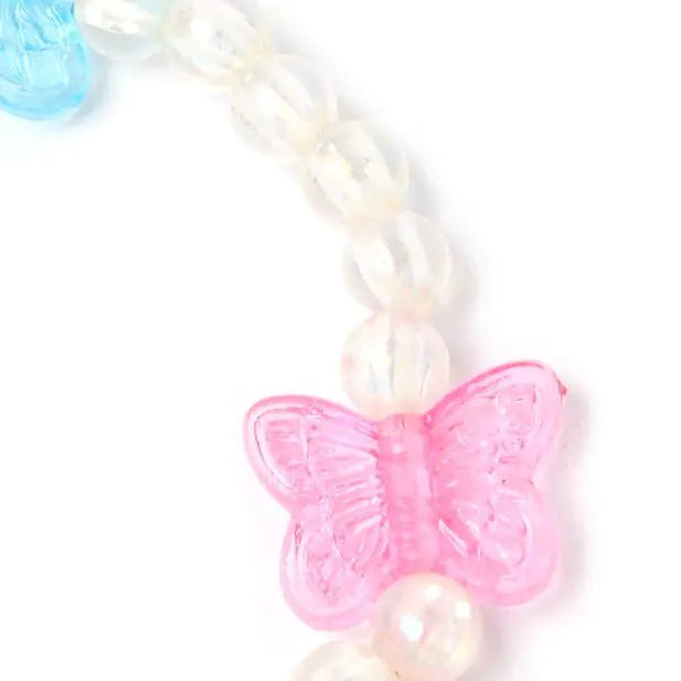 Butterfly Necklace And Bracelet Set