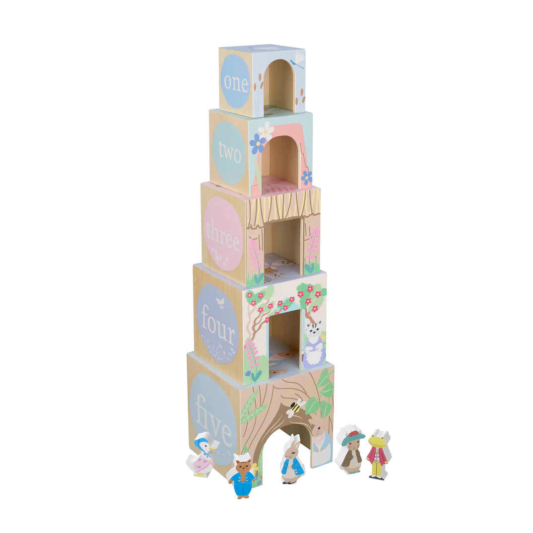 Orchard Toys Peter Rabbit Wooden Stacking Cubes