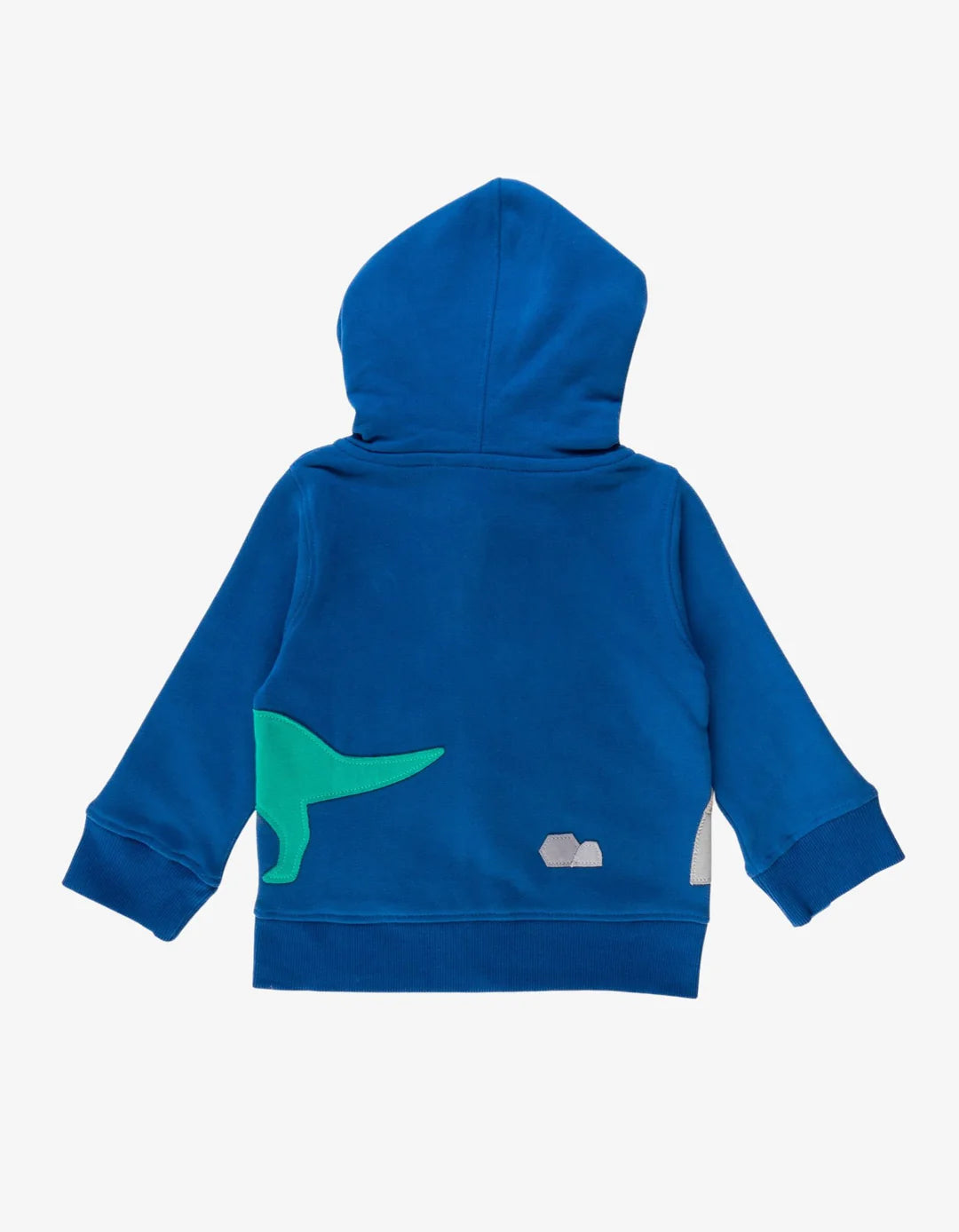 Toby Tiger Organic Dinosaur Applique Hoodie