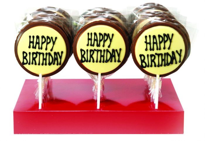Happy Birthday Chocolate Lolly