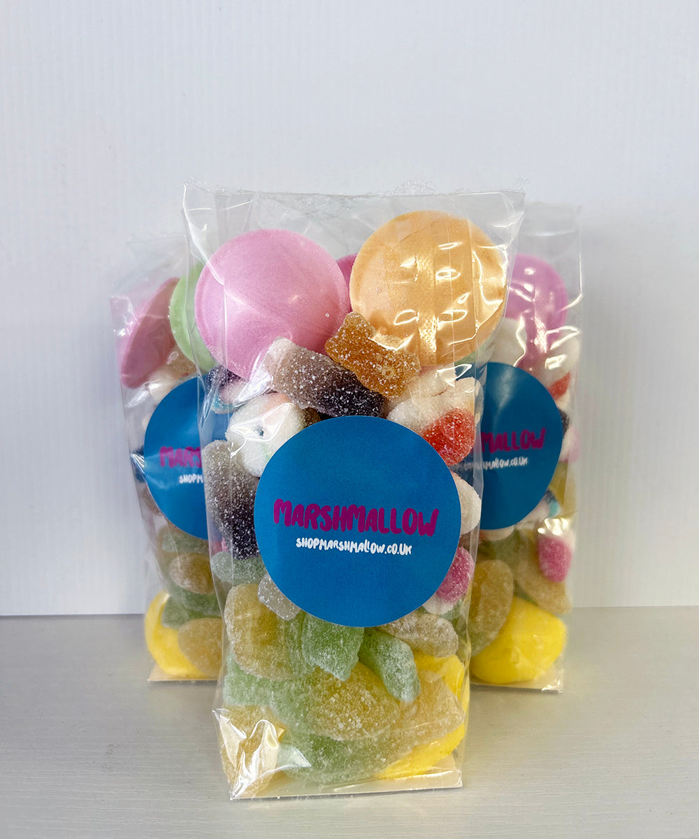 Marshmallow Bagged Jars Sweets - All