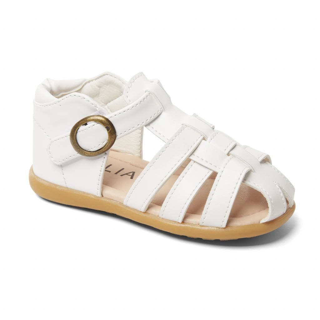 White Gladiator Sandals.