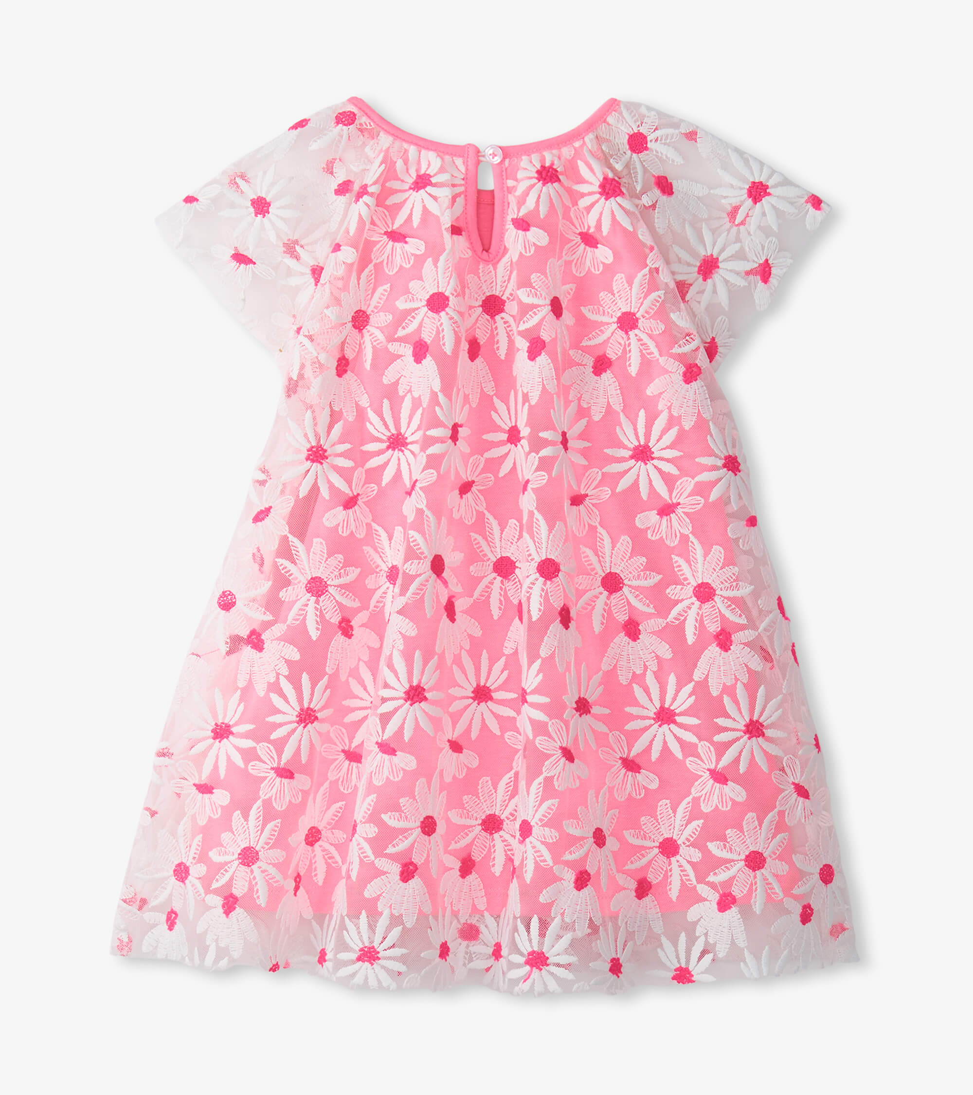 Hatley Pink Daisy Tulle Dress