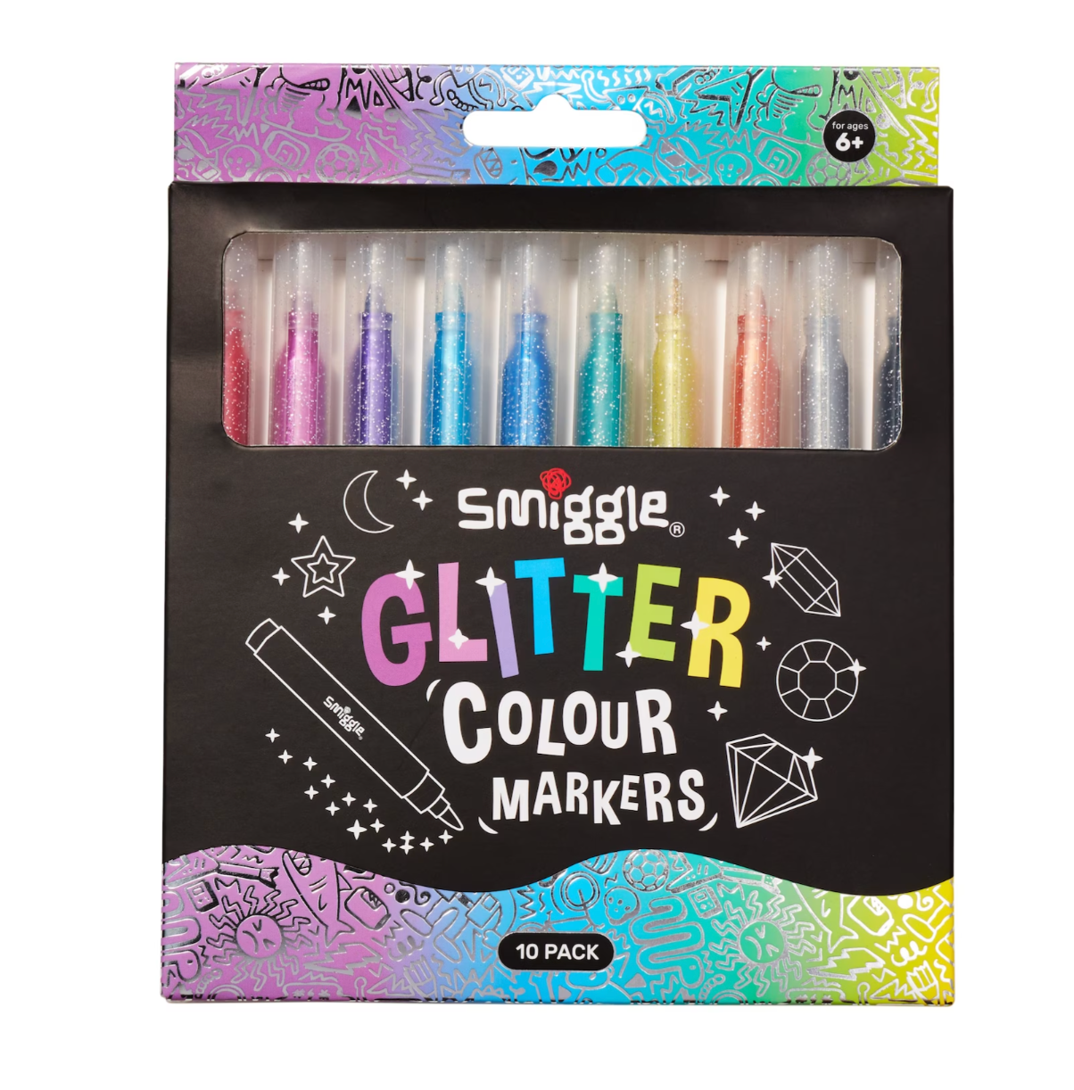 Smiggle Glitter Marker Pens