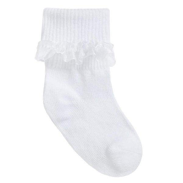white lace baby socks