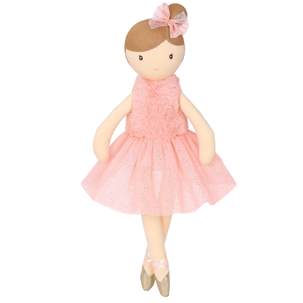 The Bearington Collection 16’5” Ballerina Doll - Brunette