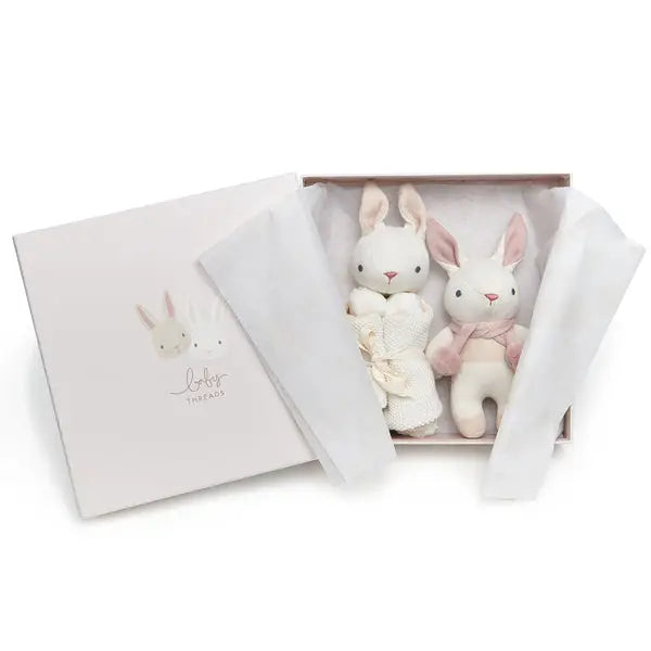 Threadbear Baby Threads Bunny Cream Gift Set