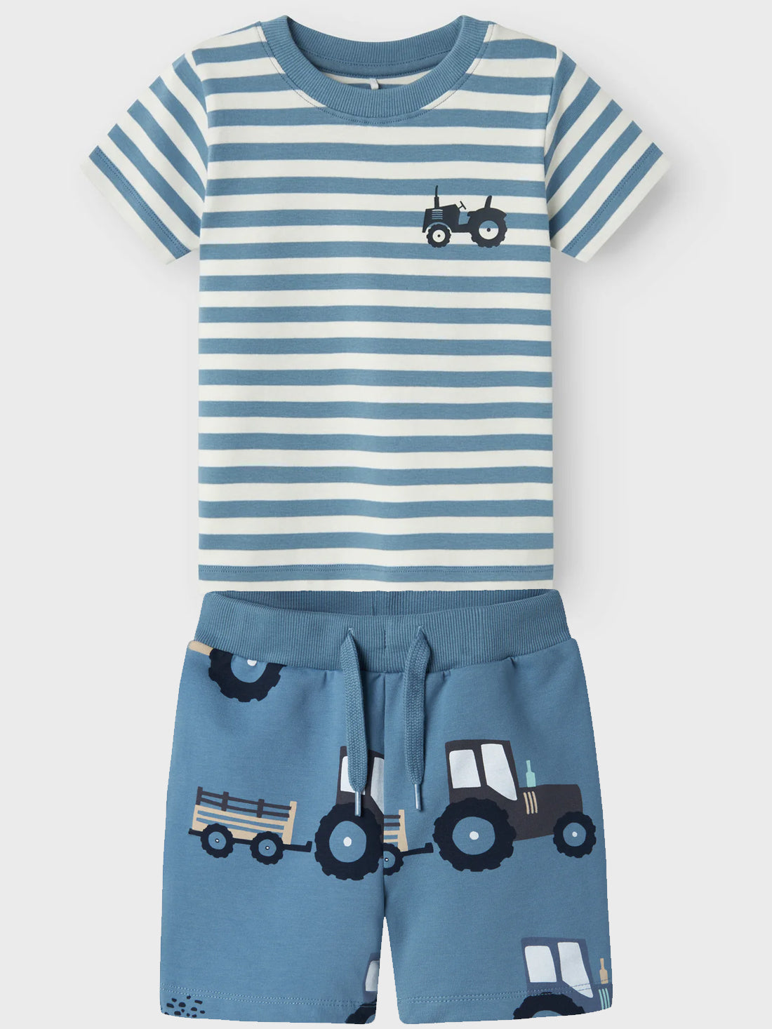 Tractor Shorts and T-Shirt - Blue