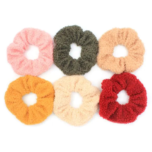 Boucle Fabric Scrunchie