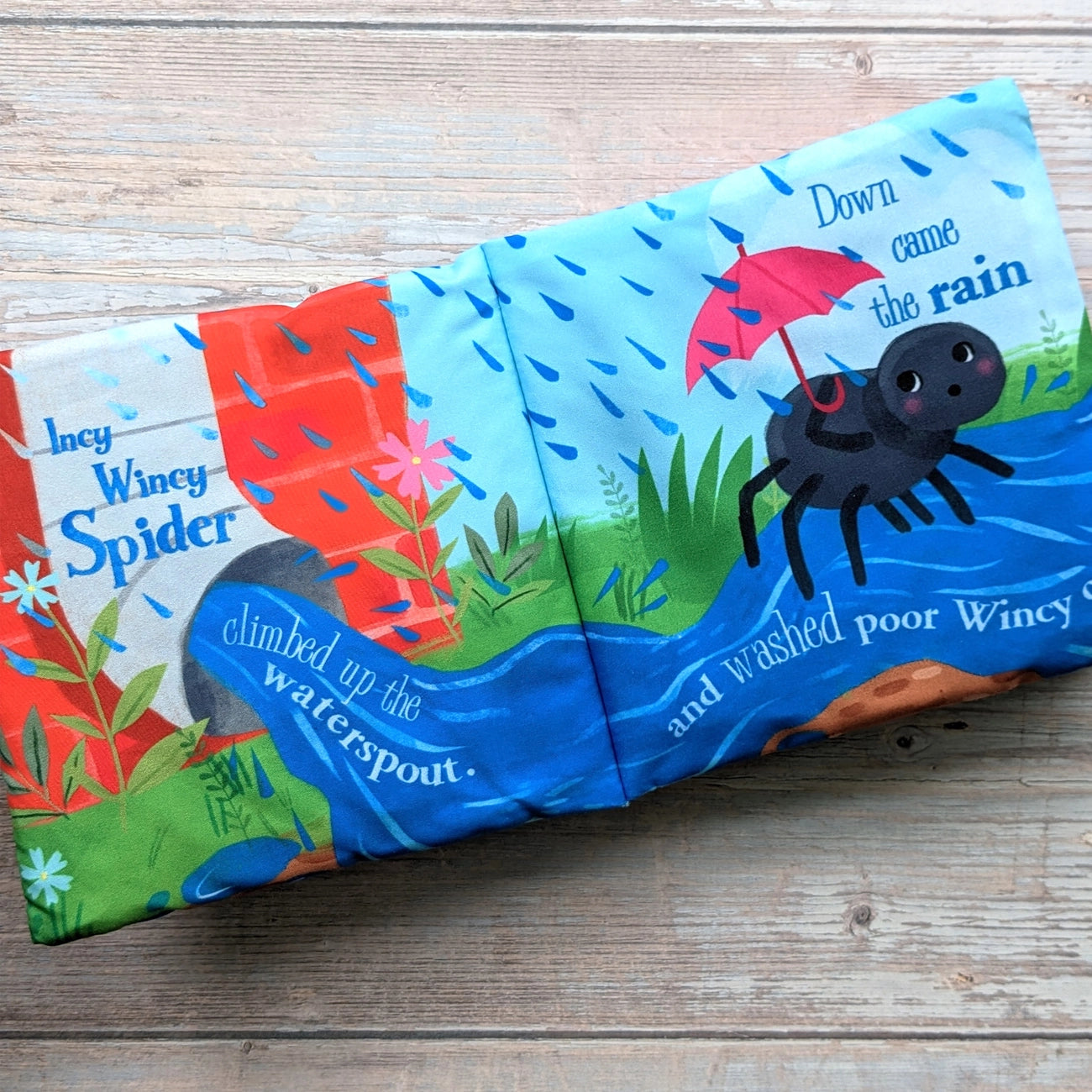 Crinkly Cloth Book - Incy Wincy Spider