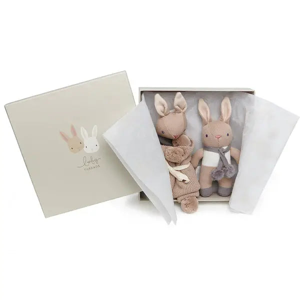 Baby Threads Bunny Taupe Gift Set