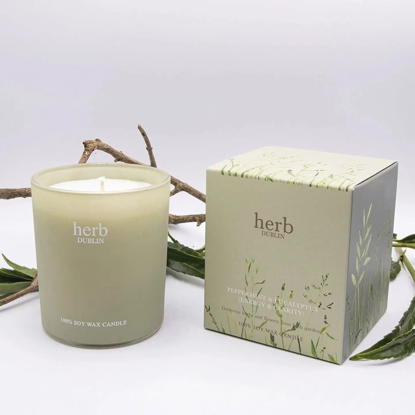 Peppermint, Eucalyptus and Lime Candle