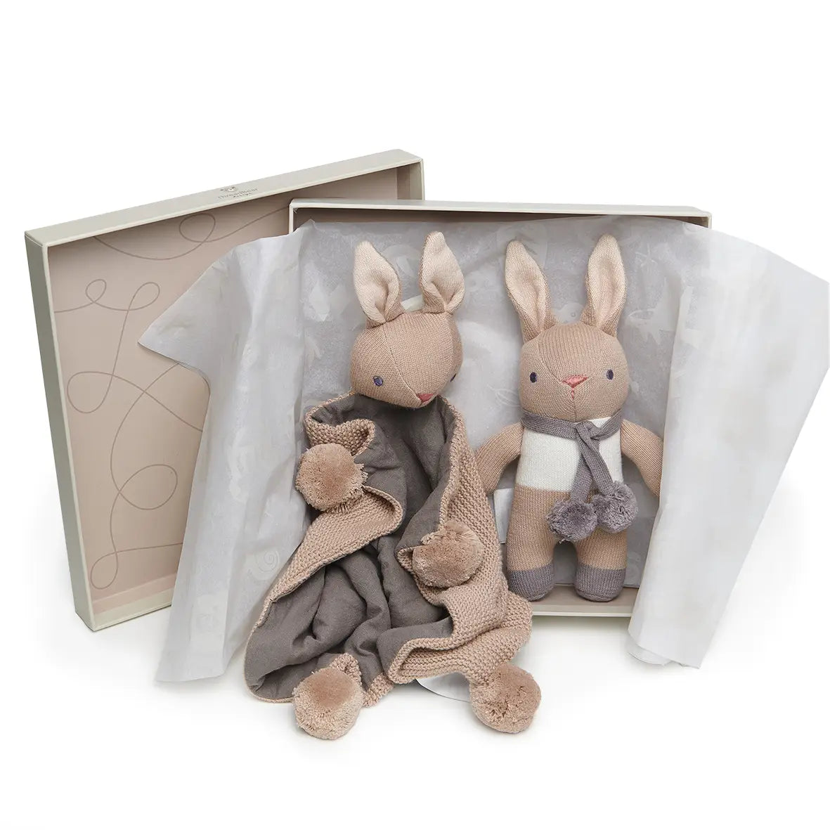 Baby Threads Bunny Taupe Gift Set