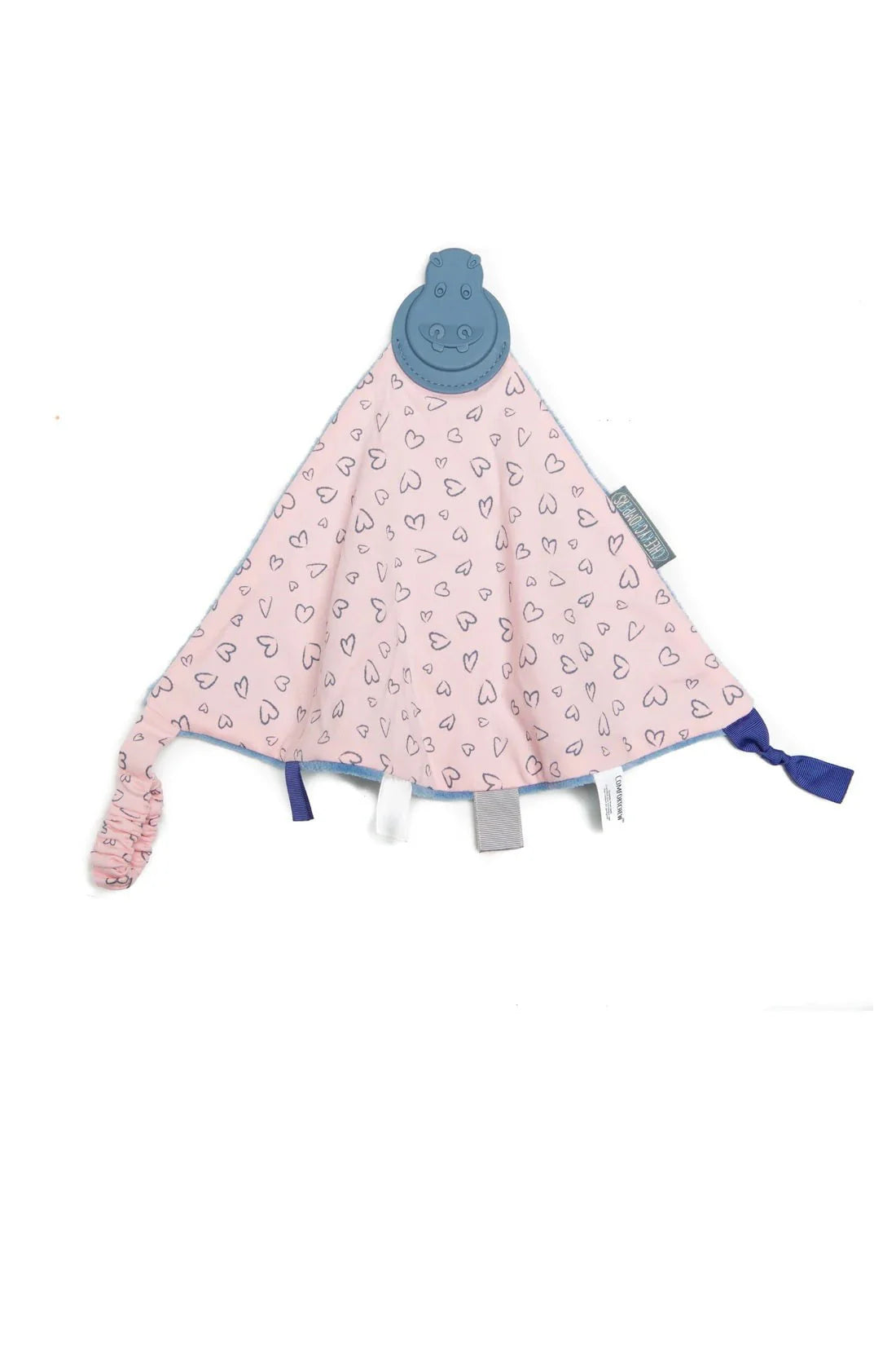 Baby Comforter with Teether - Hearts