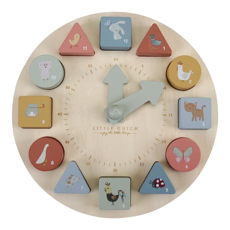 Little Dutch - Wooden Puzzle Clock
