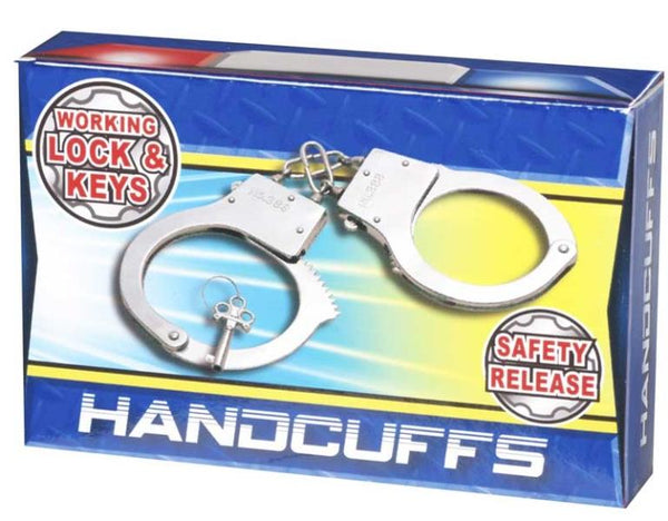 Metal Handcuffs with Key