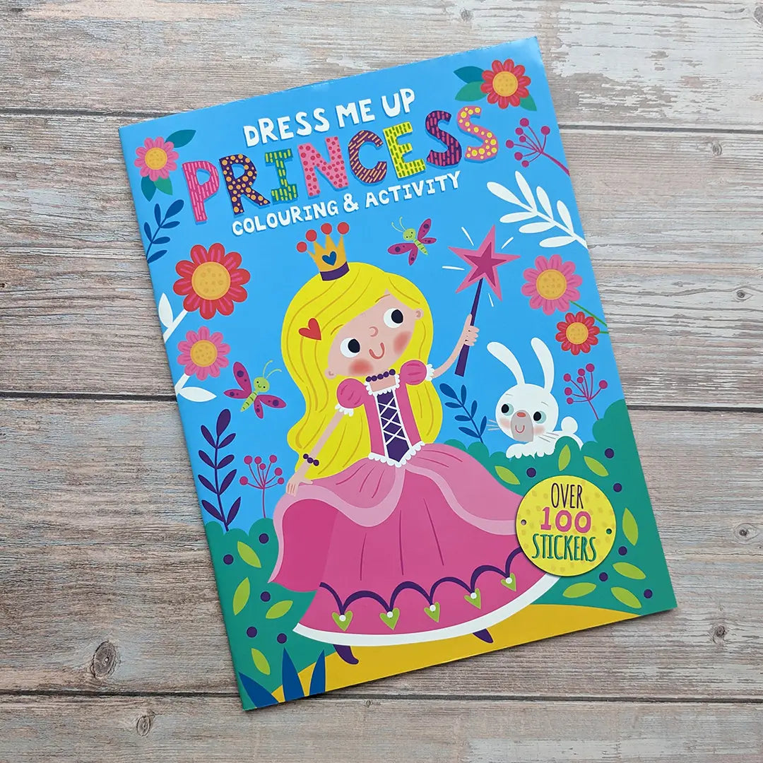 Dress Me Up Princess Colouring & Sticker Book