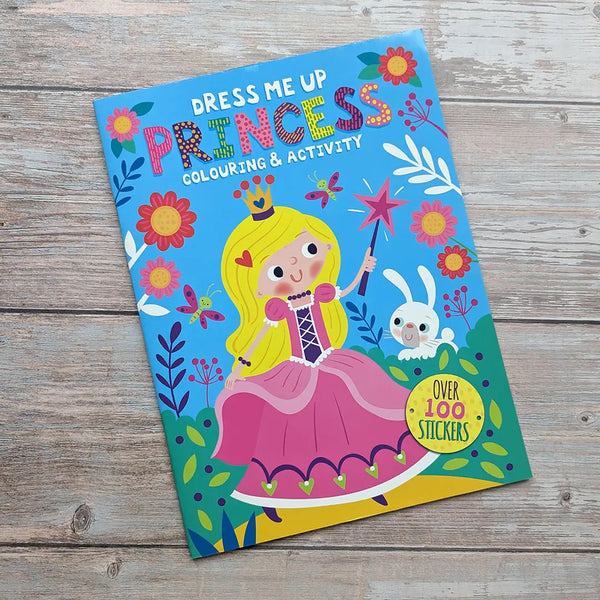 Dress Me Up Princess Colouring & Sticker Book