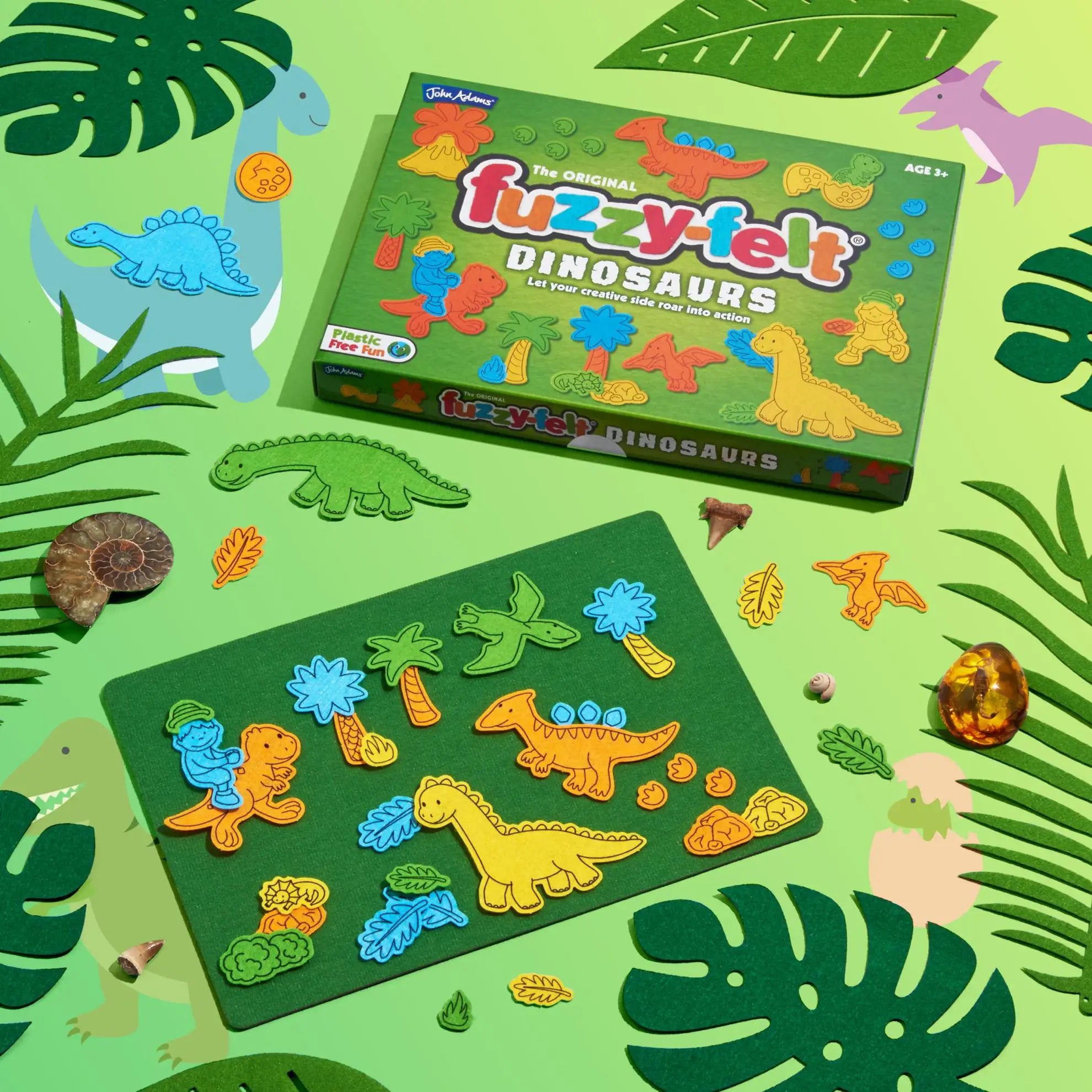 Fuzzy-Felt Dinosaurs