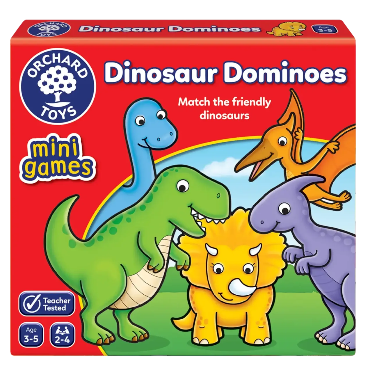 Orchard Toys Dinosaur Dominoes - Mini Game