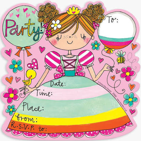 Birthday Party Invitations - Party Princess.